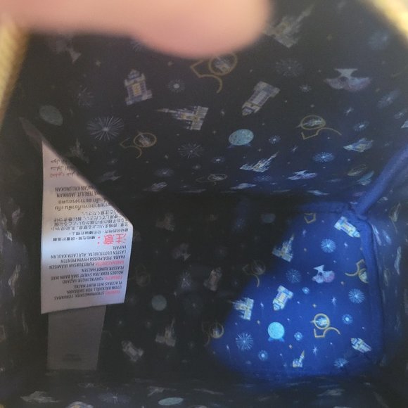 WDW Parks 50th Loungefly Mini Backpack Ears Holder Disney World Used Once - Picture 3 of 16